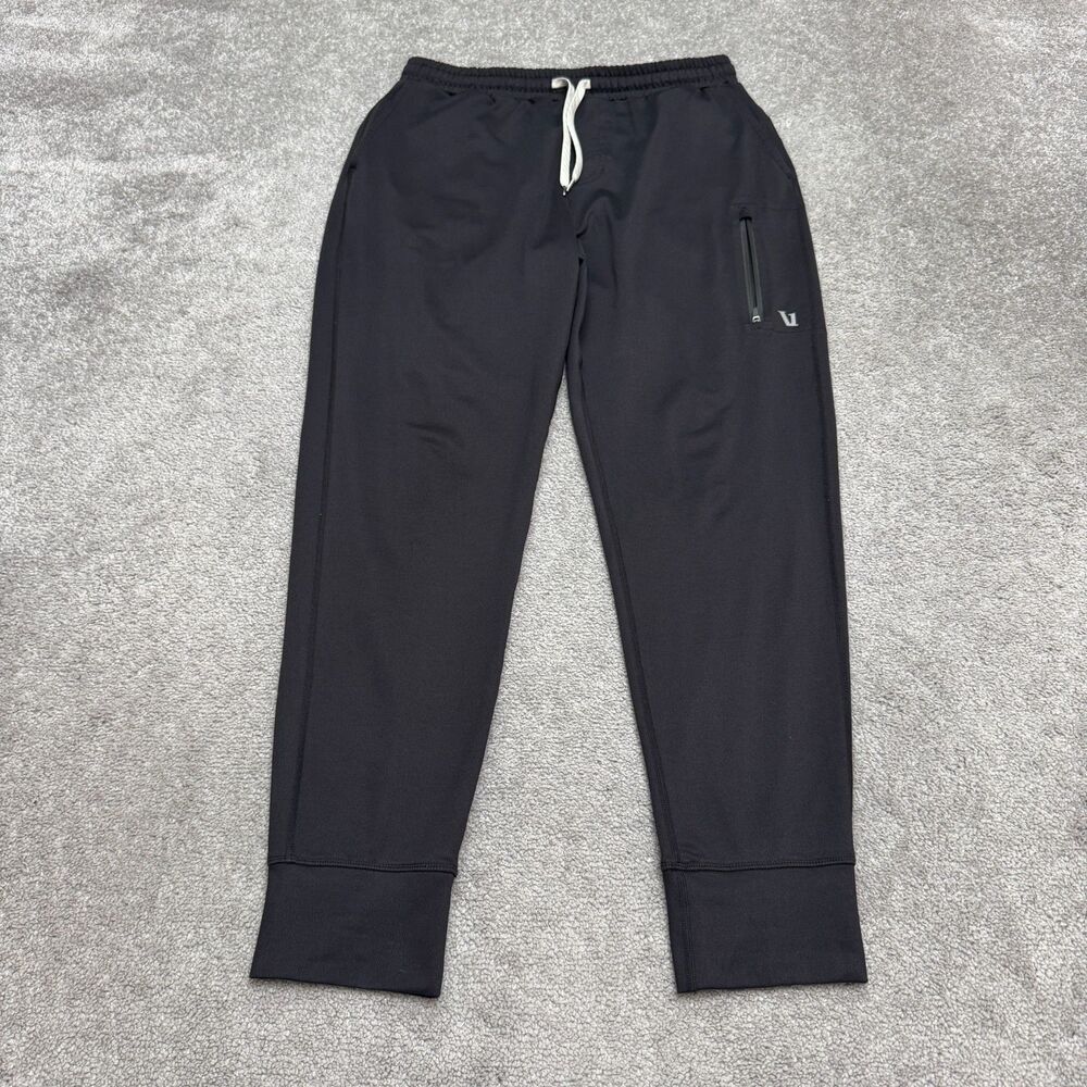 Vuori Sunday Performance Jogger Pants Mens Medium Black Stretch Active Athletic